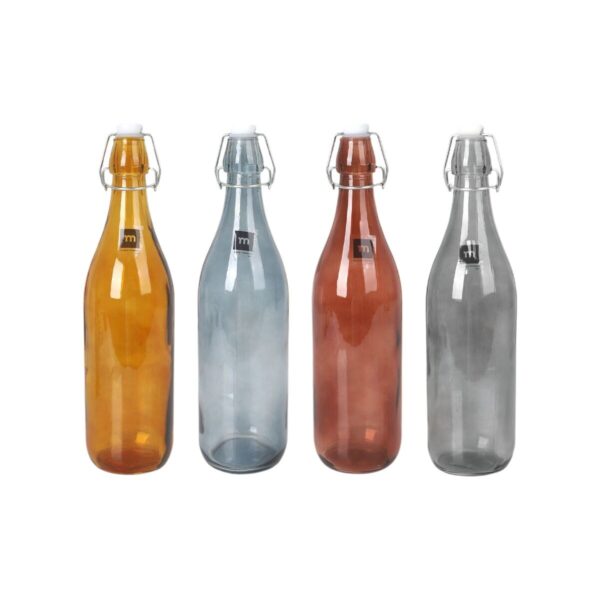 Bottiglia di Vetro La Mediterránea Dark goethe 1 L (12 Unità)