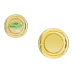 Set di piatti Algon Dorato 23 cm 10 Pezzi (18 Unità)