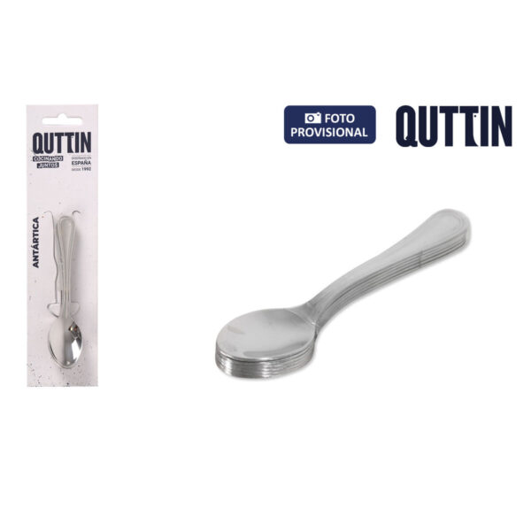 Cucchiaio da Dolce Quttin Antartica 6 Pezzi (12 Unità)