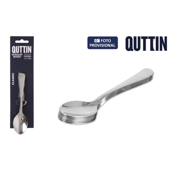 Cucchiaio da Dolce Quttin Classic 6 Pezzi (12 Unità)
