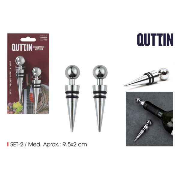 Tappo Antigoccia per Bottiglia Quttin 2 x 9,5 cm 2 Pezzi (12 Unità)