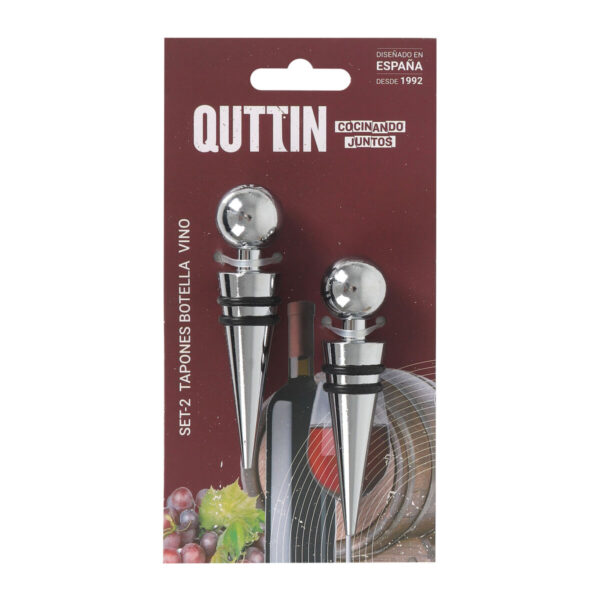 Tappo Antigoccia per Bottiglia Quttin 2 x 9,5 cm 2 Pezzi (12 Unità)