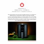 Friggitrice ad Aria Basic Home Nero 1200 W 2,3 L