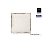 Piatto da Dolce La Mediterránea Albus 18 x 18 x 2 cm (12 Unità)