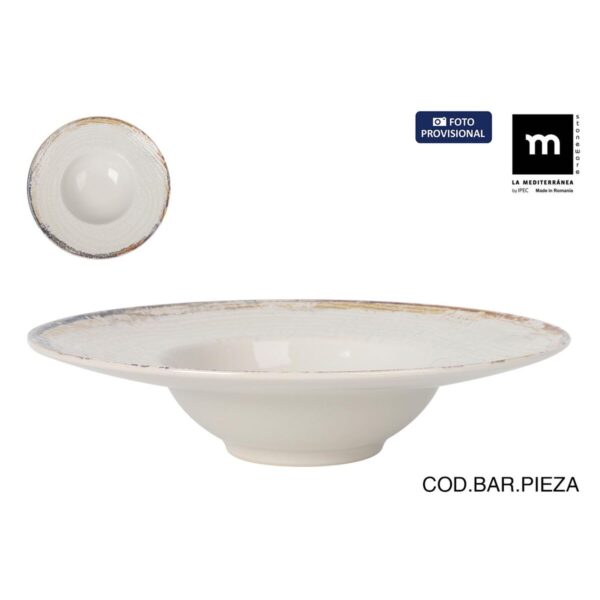 Piatto per Pasta La Mediterránea Albus Ø 28 cm (6 Unità)