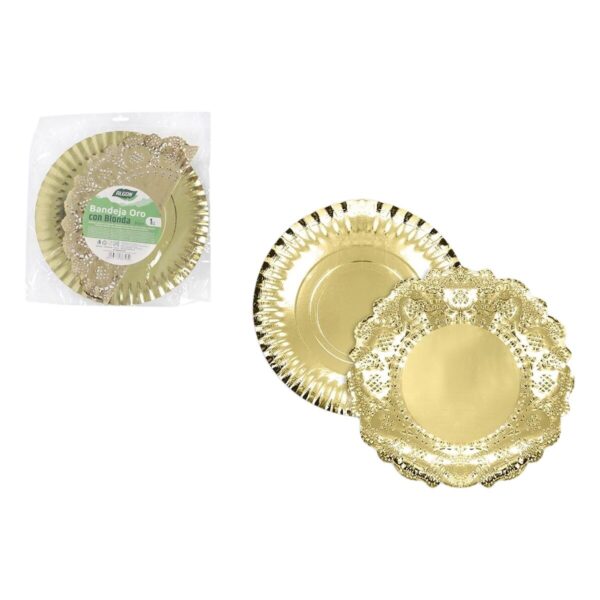 Vassoio per aperitivi Algon Rotondo 30 cm (30 Unità)