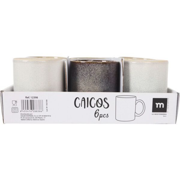 Tazza Mug La Mediterránea Caicos Rettangolare 300 ml (24 Unità)