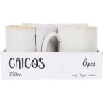 Tazza Mug La Mediterránea Caicos Rettangolare 300 ml (24 Unità)