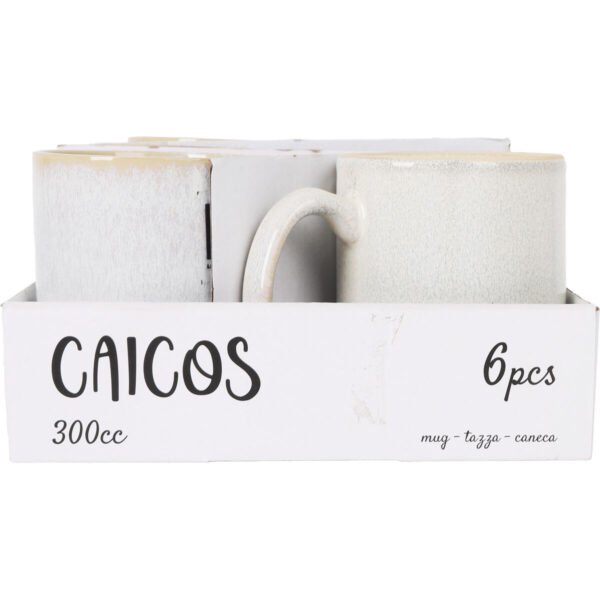 Tazza Mug La Mediterránea Caicos Rettangolare 300 ml (24 Unità)
