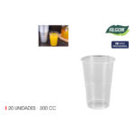 Set di Bicchieri Algon 300 ml 20 Pezzi (24 Unità)