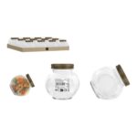 Barattolo di Vetro La Mediterránea WOOD 180 ml (60 Unità)