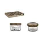 Barattolo di Vetro La Mediterránea WOOD 100 ml (72 Unità)