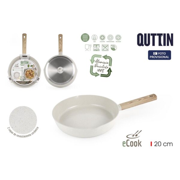 Padella Quttin ECOOK Bianco (6 Unità)