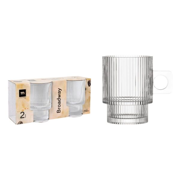 Set di Tazze da Caffè La Mediterránea Broadway 2 Pezzi (18 Unità)