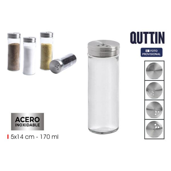 Portaspezie Quttin 170 ml 5 x 5 x 14 cm (24 Unità)