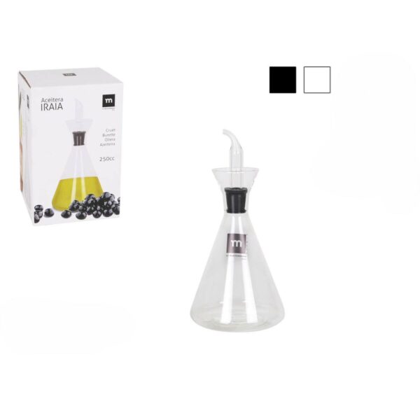 Oliera La Mediterránea Trasparente Vetro Borosilicato 250 ml (8 Unità)