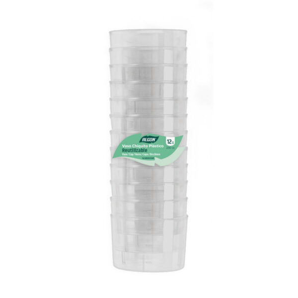 Set di Bicchieri Algon Plastica 12 Pezzi (12 Unità)