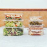 Vassoi Riutilizzabili per Alimenti Algon OPS 22 x 11 x 7 cm (3 Pezzi) (24 Unità)