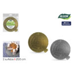 Base per torta Algon Dorato 20 x 20 cm (36 Unità)