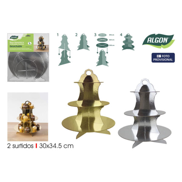 Vassoio per aperitivi Algon 30 cm (24 Unità)