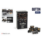 Barattolo in Metallo Quttin COFFEE (12 Unità)