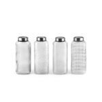 Bottiglia di Vetro La Mediterránea Vetro Acciaio 1,3 L (12 Unità)