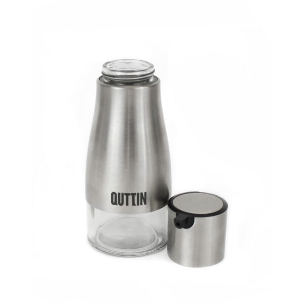Oliera Quttin Trasparente Argentato Acciaio inossidabile 0,32 L (12 Unità)