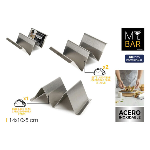 Supporto per tacos My Bar 14 x 10 x 5 cm (24 Unità)