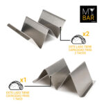 Supporto per tacos My Bar 14 x 10 x 5 cm (24 Unità)