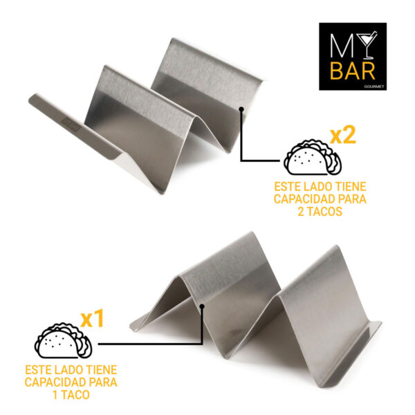 Supporto per tacos My Bar 14 x 10 x 5 cm (24 Unità)