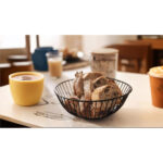 Portapane My Bar Nero Metallo Rotonda (12 Unità)