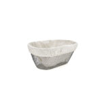 Cestino per il Pane Metallo Ovale 25 x 13 x 10 cm (18 Unità)