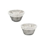 Cestino per il Pane Metallo 18 x 18 x 10 cm (24 Unità)