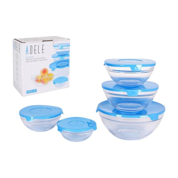 Set da Aperitivo Adele Azzurro 17 5 Pezzi (12 Unità)