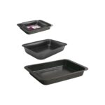 Vassoio da Forno Quttin Rettangolare 34 x 24 cm 42 x 29 cm (2 Pezzi) (6 Unità)