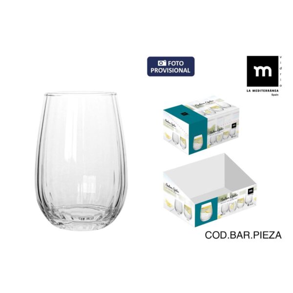 Bicchiere di acqua La Mediterránea Nalon optic (36 Unità)