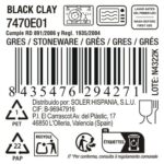 Piatto Fondo La Mediterránea Black clay