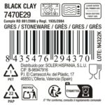 Tazza La Mediterránea Black clay (24 Unità)