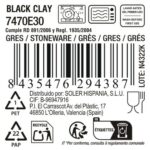 Tazza La Mediterránea Black clay (24 Unità)