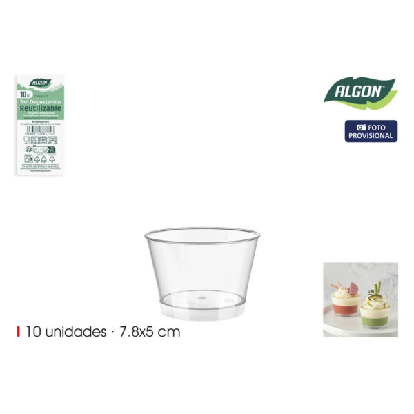 Ciotola per Aperitivi Algon 10 Pezzi (24 Unità)