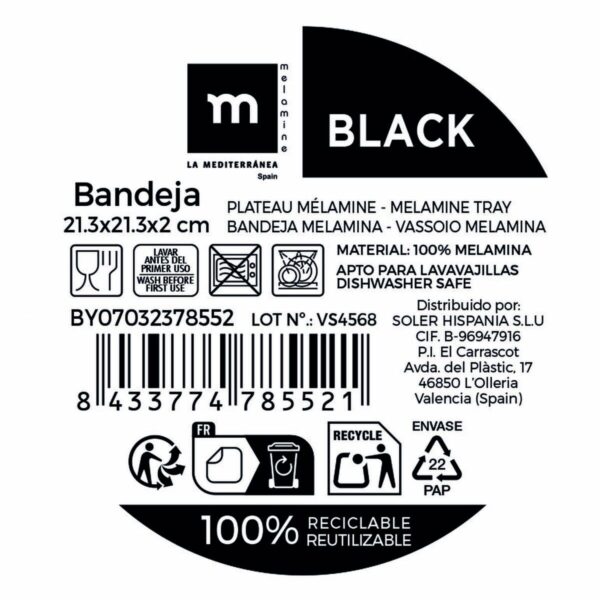 Vassoio La Mediterránea (12 Unità)