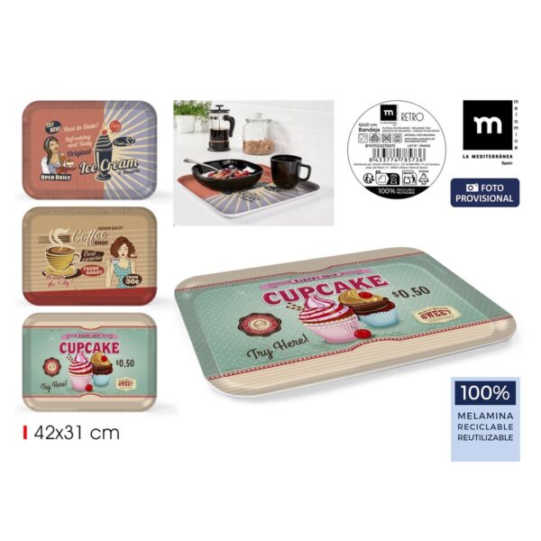 Vassoio La Mediterránea 42 x 31 cm (9 Unità)