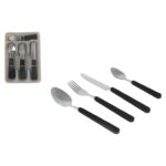 Posate Quttin Atenas Plastica 17 Pezzi (6 Unità)