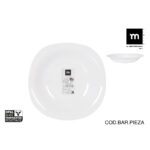 Piatto Fondo La Mediterránea Palaos 21 x 21 x 3,5 cm (36 Unità)