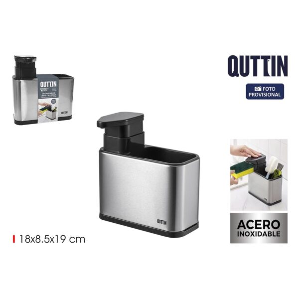 Organizzatore di lavello Quttin 18 x 8,5 x 19 cm (12 Unità)