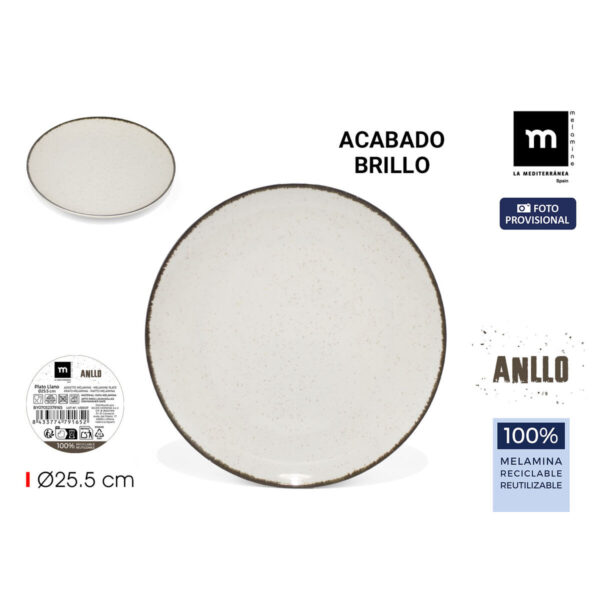 Piatto da pranzo La Mediterránea 25,5 cm (24 Unità)