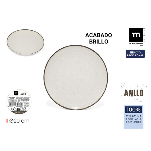 Piatto da Dolce La Mediterránea 20 cm (24 Unità)