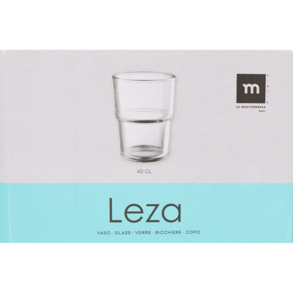 Set di Bicchieri La Mediterránea Leza 400 ml 6 Pezzi (8 Unità)