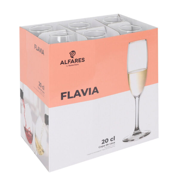 Calice da champagne Alfares Flavia 200 ml (24 Unità)