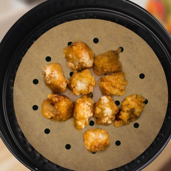 Carta per friggitrice ad aria Inde 20 cm (24 Unità)